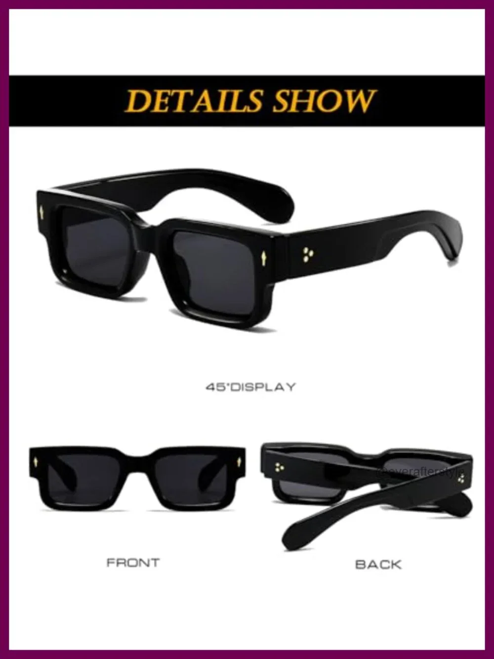 N/A metal sunglasses